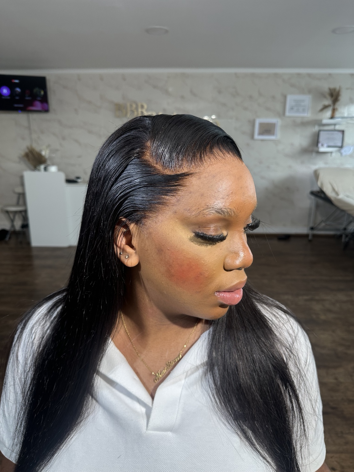 Pose réalisée sur une cliente par Leïs Beauty Hair 8